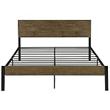 ADORNEVE Cadre de Lit en Métal 160x200cm avec Tête
