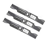 Lot de 3 lames de tondeuse à gazon de 45 cm pour Cub
