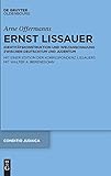 Ernst Lissauer: Identitätskonstruktion Und Weltanschauung