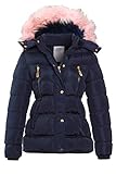 SS7 Filles Polaire doublée rembourré Coat Parka Fausse