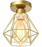 TOKIUS Plafonnier Industriel Vintage Luminaire E27