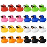 Halinuia Canard en Plastique 24 Pcs Canards en Caoutchouc