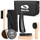 SULPO Kit pour Cirage de Chaussures - Kit d'entretien