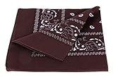 PURECITY© Bandana Original Paisley 100% Coton Foulard