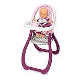 Smoby - Baby Nurse - Chaise Haute - Pour Poupons et
