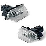 Lot de 2 Eclairages de Plaque Immatriculation Feux
