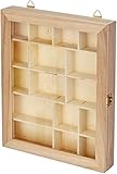 Artemio Vitrine, Bois, Beige, 23 x 28 x 4 cm VIVT2328