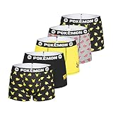 Pokémon Lot de 5 Boxers Coton garçon