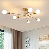 Comely Lustre Sputnik Moderne, 6 Lumières Plafonnier