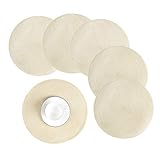 Homcomodar Sets de Table Rond Beige Tapis de Table