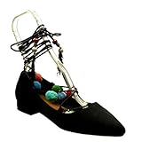 Angkorly - Chaussures Mode Escarpins Fantaisie Folk/Ethnique