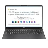 HP 15-fd0001sf Ordinateur Portable 15,6" FHD, PC Portable