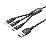 UNITEK C14049BK câble USB 1,2 m USB 2.0 USB C Micro-USB