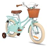 STITCH MANCHI Vélo pour Enfants 16 Pouces avec Panier