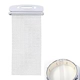 TUKNN Fil de Caisse Claire Demi, 30 Brins, Argenté,