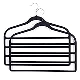 Beldray LA063779BLKEU Lot de 3 Cintres Polyvalent en