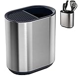 Bloc Couteaux Cuisine en Acier Inoxydable, Range Couteaux