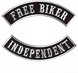 SUMA SHOP - 2 autocollants Free Biker + Independent,