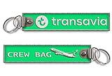 koolkrew Porte-clés brodé Transavia Airlines Crew Bag,