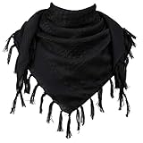 FREE SOLDIER Nero Shemagh Foulard pour activités de