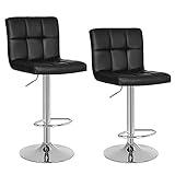 SONGMICS Chaises de Bar, Lot de 2, Tabourets Hauts,