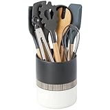 Toski Grand pot à ustensiles en céramique 13,2 x 16