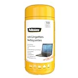 Fellowes Boite 100 Lingettes nettoyantes pour le Bureau,