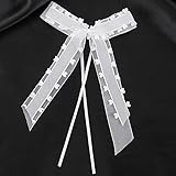 VGOODALL 30 Pièces Nœuds Blanc avec des Cœurs pour