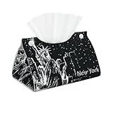 Housse de boîte à mouchoirs en cuir – New York City1