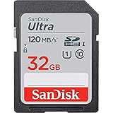 SanDisk Ultra 32Go SDHC Carte, jusqu'à 120 Mo/s, Classe