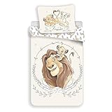 JFabrics Parure de lit Roi Lion Simba 100% Coton -