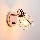 Lightess Applique Murale Industrielle Dimmable avec