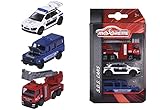 Majorette - SOS Set 3 Pièces - Coffret 3 Véhicules