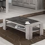 NOUVOMEUBLE Table Basse 130 cm Moderne Couleur chêne