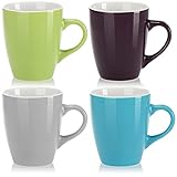 COM-FOUR® 4x tasse à café en céramique - tasse à café
