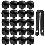 Guuzi 20pcs 17mm Capuchons d'écrou de Roue de Voiture