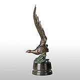FEEE-ZC Sculpture Animal Statue Bronze Longue Queue