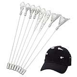 DELORIGIN 8 épingle à Chapeau Vintage de 5cm Épingle