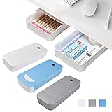BUZIFU 3Pcs Tiroir sous bureau tiroirs de rangement