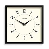 JONES CLOCKS® Box Horloge Murale | Horloge carrée rétro