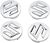 Lobfdxs 4 X 54mm Voiture Cache-Moyeux pour Suzuki Swift