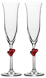 Flûtes à Champagne L'Amour de Stölzle Lausitz avec