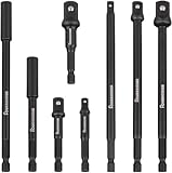 FOURROBBER Jeu d'adaptateurs de douilles hexagonales