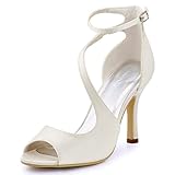 Elegantpark HP1565 Sandale Femme Mariage Escarpins