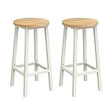 VASAGLE Tabourets de Bar, Lot de 2, Chaises, Siège