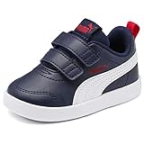 PUMA Mixte enfant Courtflex V2 V Inf Baskets, Peacoat