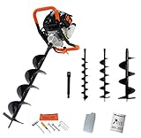 TARIÈRE THERMIQUE, FOREUSE 52 CC AVEC 3 FORETS 100,