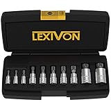 LEXIVON Set de Douilles XZN en Acier Premium S2 | Set