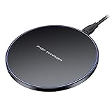 Limxems Chargeur sans Fil 15 W Universel Qi Charging