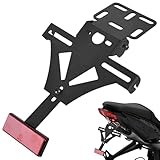 WIYETY Support de plaque d'immatriculation de moto
